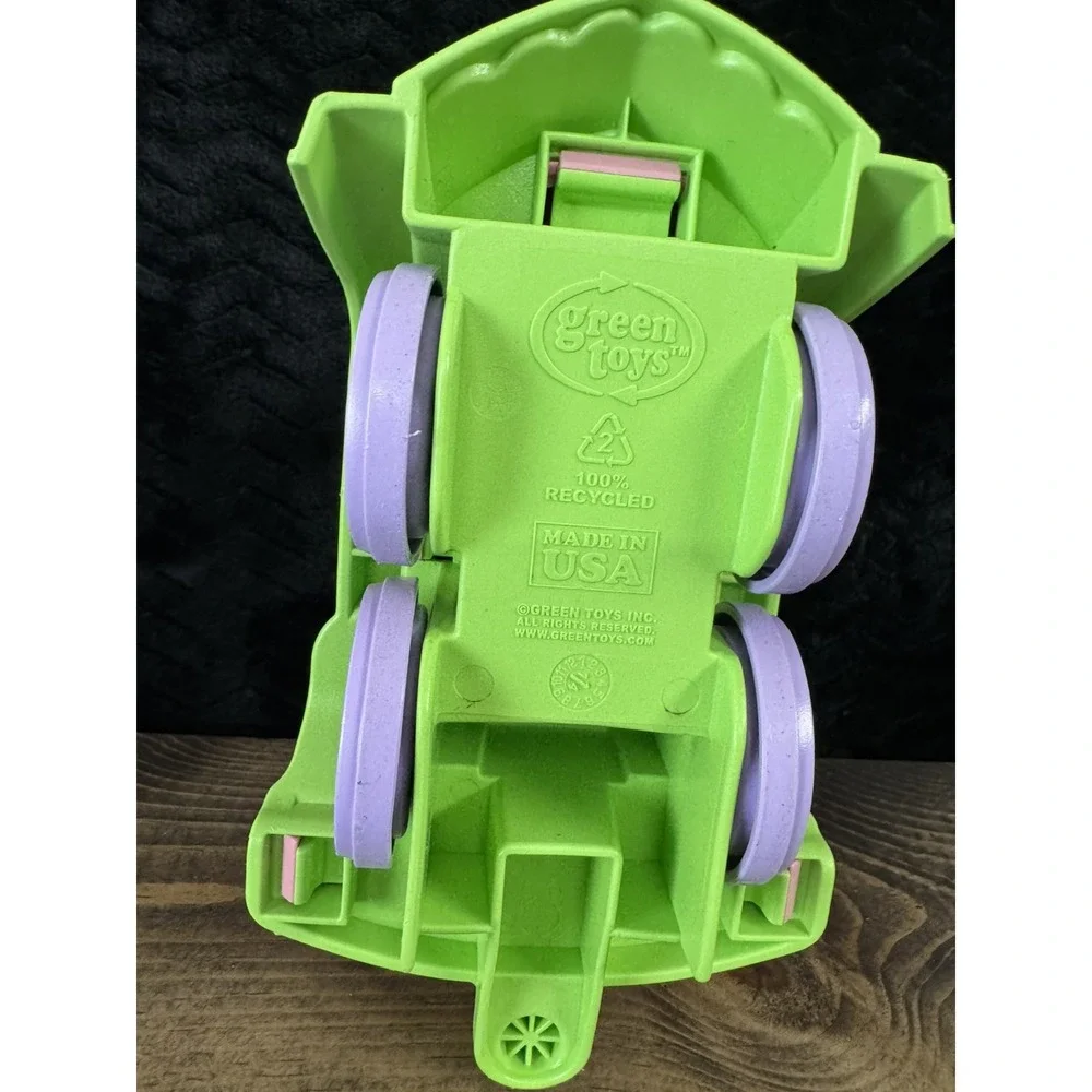 Green Toys Pink Lavender Green Train Engine Locomotive Recycled Plastic USA